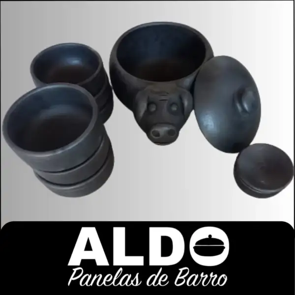 Kit - Panelas de Barro Porco